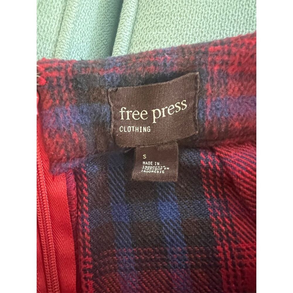 Free Press Women's Plaid . Mini Skirt Multicolor Size S - Picture 3 of 4